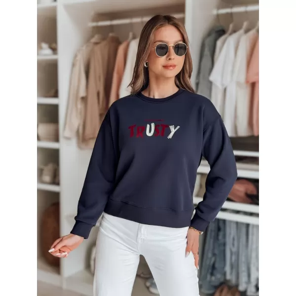  Damen Sweatshirt DSTREET SOFTRUS BY1410 DUNKELBLAU 