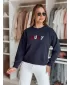Damen Sweatshirt DSTREET SOFTRUS BY1410 DUNKELBLAU