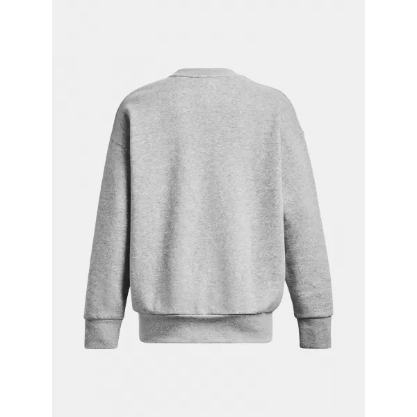  Damen-Sweatshirt UNDER ARMOUR ESSENTIAL FLC OS CREW 1379475-012 GRAU 