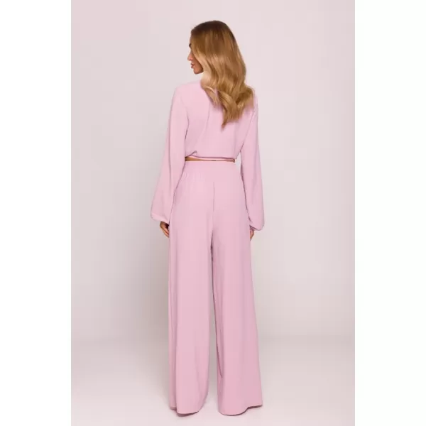  Crop-Top für Damen MOE M861 KREPPROSA 