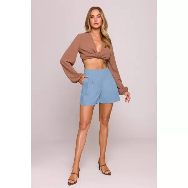  Damen-Shorts MOE M860 HELLBLAU 