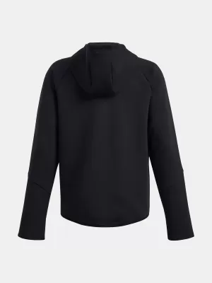 Jungen-Sweatshirt UNDER ARMOUR B UNSTOPPABLE FLC FZ 1386687-001 SCHWARZ