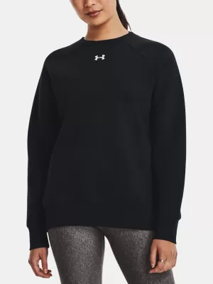 Damen-Sweatshirt UNDER ARMOUR RIVAL FLEECE CREW 1379508-001 SCHWARZ