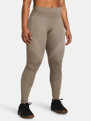 Leggings für Damen UNDER ARMOUR VANISH ELITE SEAMLESS ANKLEG 1383550-200 BRAUN