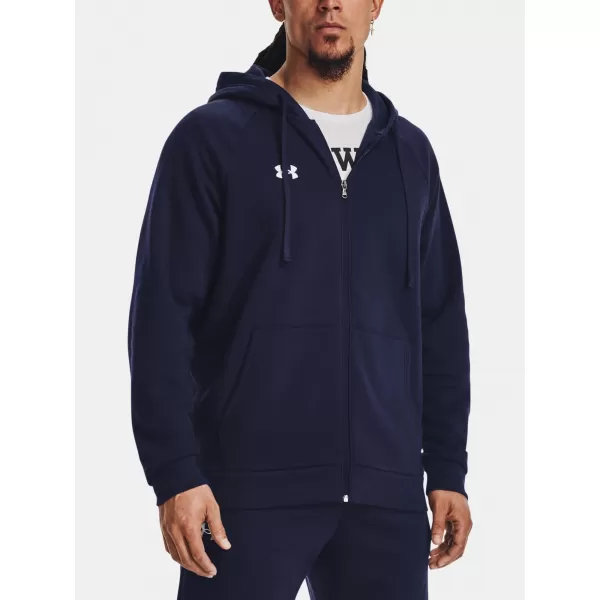  Herren-Sweatshirt UNDER ARMOUR UA RIVAL FLEECE FZ HOODIE BLAU 