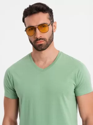 Hemd OMBRE OM-TSBS-0237 GRÜN