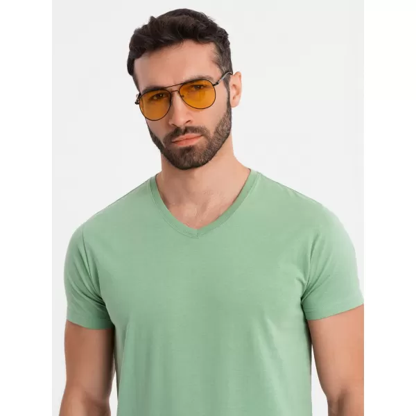  Hemd OMBRE OM-TSBS-0237 GRÜN 