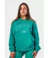 Übergroßes Kapuzensweatshirt GYM RAT 256 GREEN Nebbia