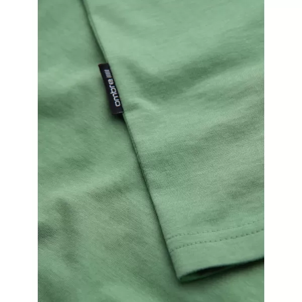  Hemd OMBRE OM-TSBS-0237 GRÜN 