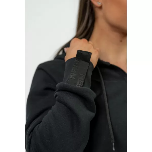  Damen-Sport-Hoodie INTENSE Signature 845 BLACK Nebbia 