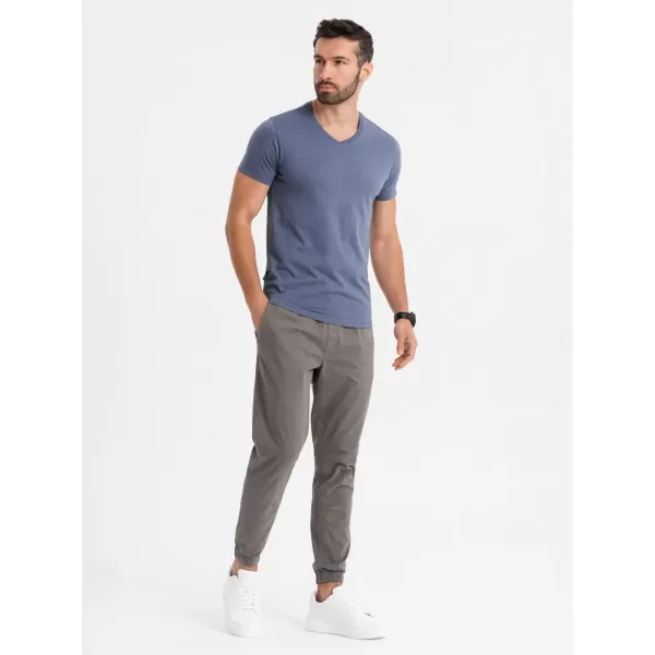  Hemd OMBRE OM-TSBS-0237 BLAUE MELANGE 