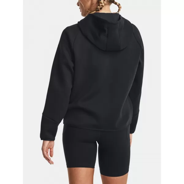  Damen-Sweatshirt UNDER ARMOUR UNSTOPPABLE FLC FZ 1379842-001 SCHWARZ 