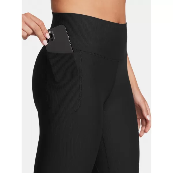  Leggings für Damen UNDER ARMOUR MERIDIAN RIB ANKLE LEG 1386467-001 SCHWARZ 