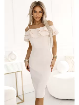 Kleid NUMOCO CARMEN 599-1 BEIGE