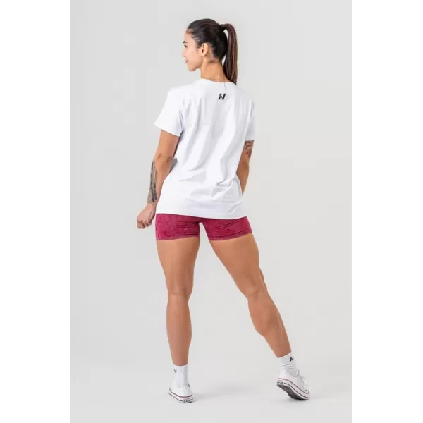  T-Shirt GYM ESSENTIALS 380 WHITE Nebbia 
