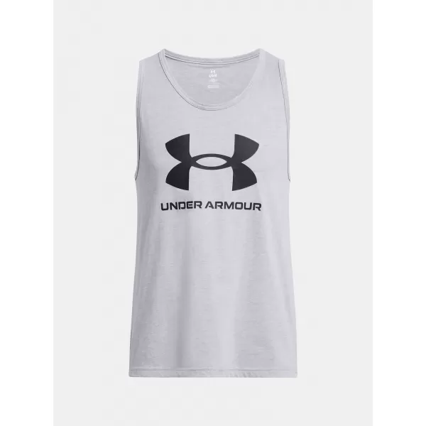  Herren-Tanktop UNDER ARMOUR SPORTSTYLE LOGO TANK 1382883-035 GRAU 