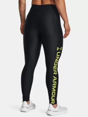 Leggings für Damen UNDER ARMOUR ARMOUR BRANDED LEGGING 1376327-003 SCHWARZ