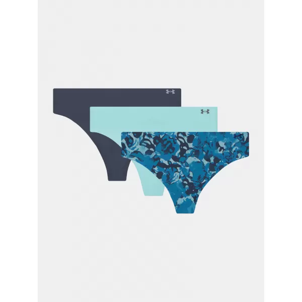 Damenhöschen UNDER ARMOUR PURE STRETCH NS NOV THONG (3KS) 1383894-293 BLAU 