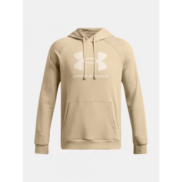  Herren-Sweatshirt UNDER ARMOUR RIVAL FLEECE LOGO HD 1379758-299 BRAUN 