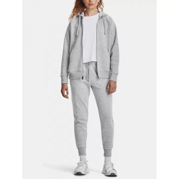  Damen-Sweatshirt UNDER ARMOUR RIVAL FLEECE FZ HOODIE 1379497-012 GRAU 