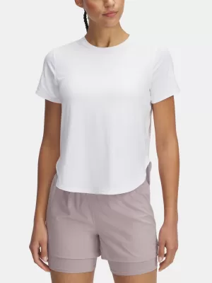 Damen-T-Shirt UNDER ARMOUR LAUNCH ELITE SHORTSLEEVE 1389564-100 WEIß