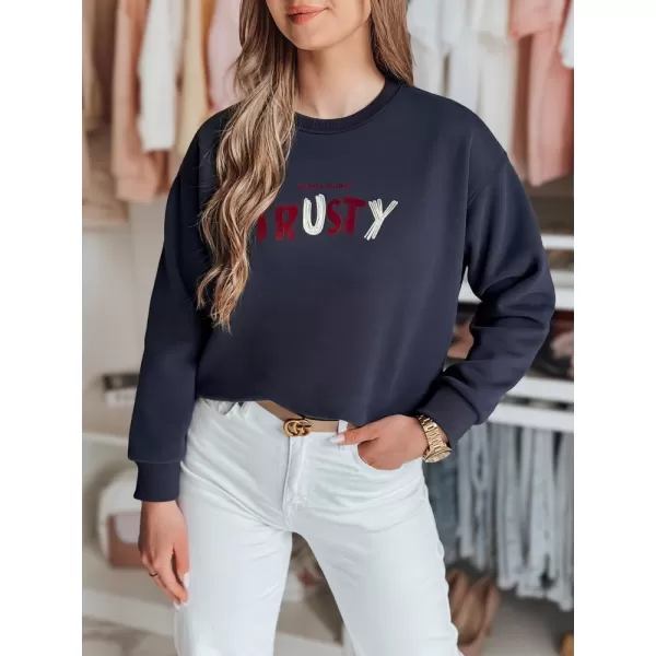  Damen Sweatshirt DSTREET SOFTRUS BY1410 DUNKELBLAU 