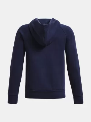 Jungen-Sweatshirt UNDER ARMOUR RIVAL FLEECE FZ HOODIE 1379794-410 BLAU