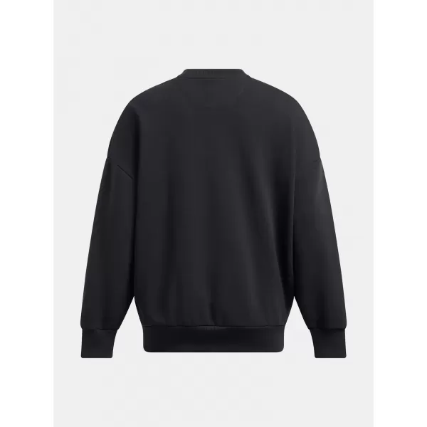  Damen-Sweatshirt UNDER ARMOUR ICON HWT TERRY OS CREW 1386493-001 SCHWARZ 