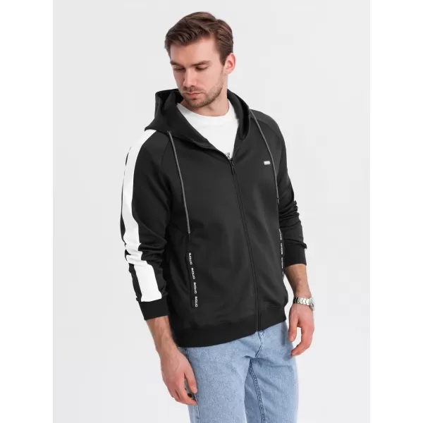  Herren -Sweatshirt OMBRE OM-SSZP-0210 SCHWARZ 