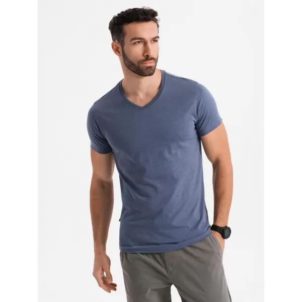  Hemd OMBRE OM-TSBS-0237 BLAUE MELANGE 