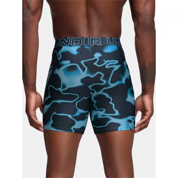  Herren-Boxershorts UNDER ARMOUR M PERF TECH MESH NOV 6IN (3KS) 1383885-494 BLAU 