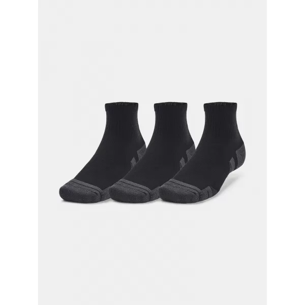  Socken UNDER ARMOUR PERFORMANCE TECH QTR (3 PÁRY) 1379510-001 SCHWARZ 