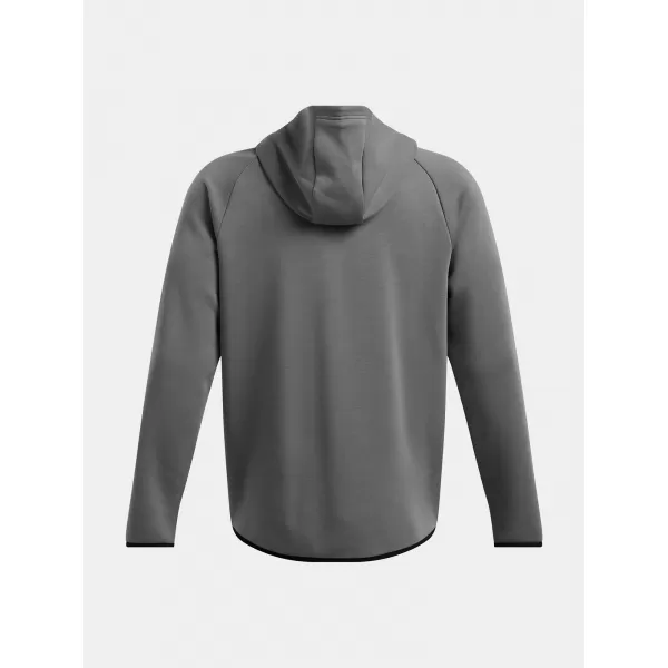  Herren-Sweatshirt UNDER ARMOUR UA UNSTOPPABLE FLC FZ HD EU GRAU 
