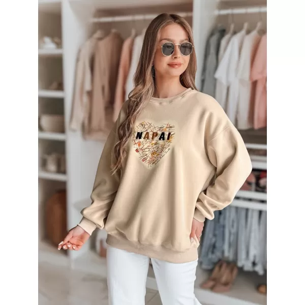  Damen Sweatshirt DSTREET SERDUCHOVA BY1442 BEIGE 
