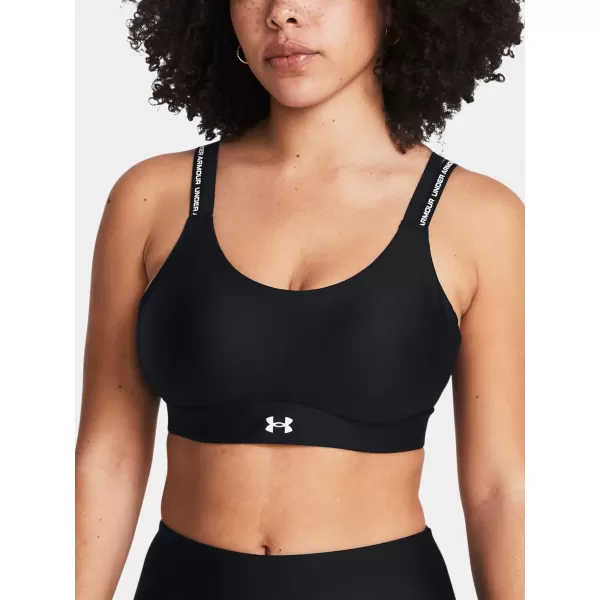  Damen-BH UNDER ARMOUR INFINITY MID 2.0 RIB BRA 1385433-001 SCHWARZ 