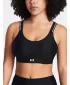 Damen-BH UNDER ARMOUR INFINITY MID 2.0 RIB BRA 1385433-001 SCHWARZ