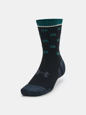 Socken UNDER ARMOUR PERF COTTON NOV MID (2 PÁRY) 1379534-002 SCHWARZ