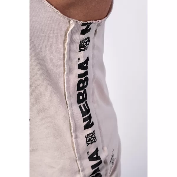  Gewaschener Muscle-Back-String GOLDEN AGE 791 HELLGRAU Nebbia 