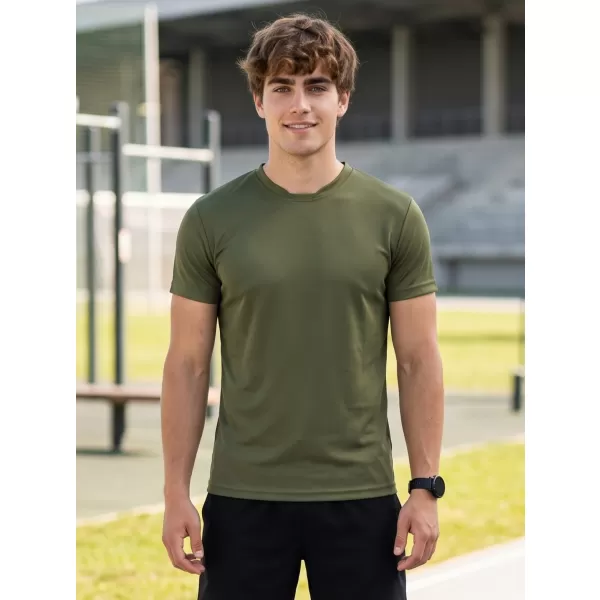  Herren -funktionales Hemd ALTISPORT NoPrint NP/ALM421 MILITÄR 