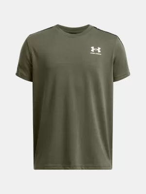 T-Shirt für Jungen UNDER ARMOUR B ICON TAPED SS 6001583-390 GRÜN