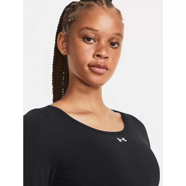  Damen-T-Shirt UNDER ARMOUR TRAIN SEAMLESS LS 1379150-001 SCHWARZ 