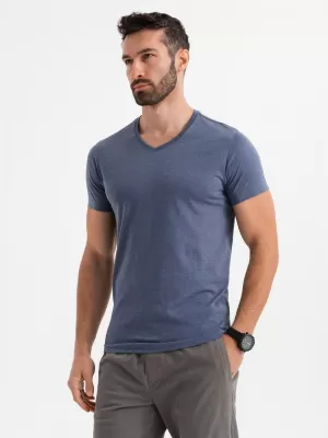 Hemd OMBRE OM-TSBS-0237 BLAUE MELANGE