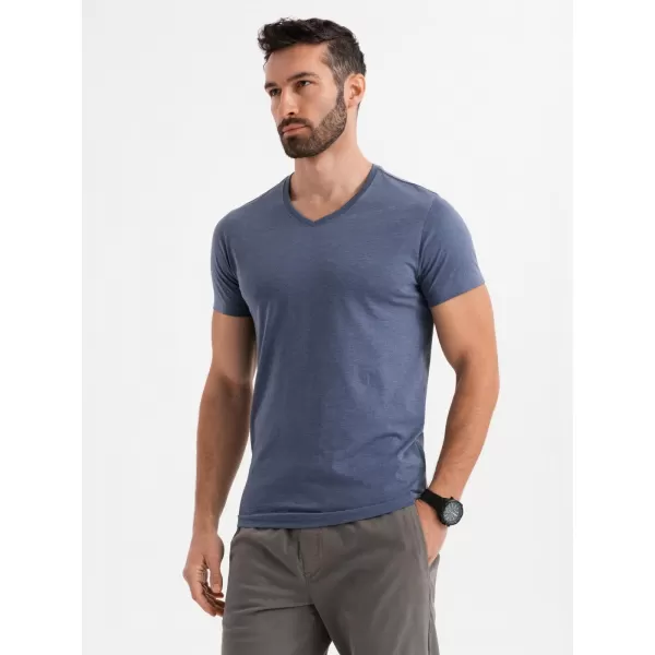  Hemd OMBRE OM-TSBS-0237 BLAUE MELANGE 