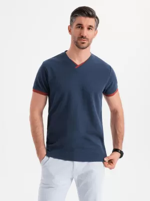 Hemd OMBRE OM-TSCT-0198 MARINEBLAU