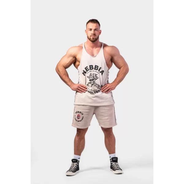  Gewaschener Muscle-Back-String GOLDEN AGE 791 HELLGRAU Nebbia 