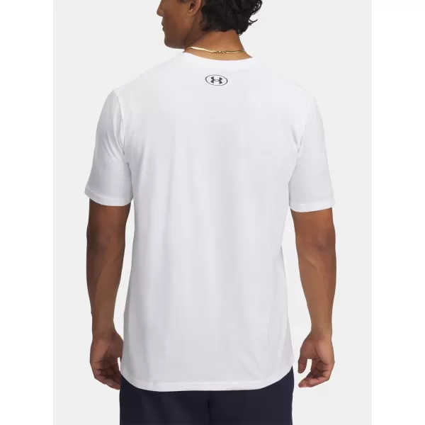  Herren-T-Shirt UNDER ARMOUR M STACKED LOGO SS 6000211-100 WEIß 