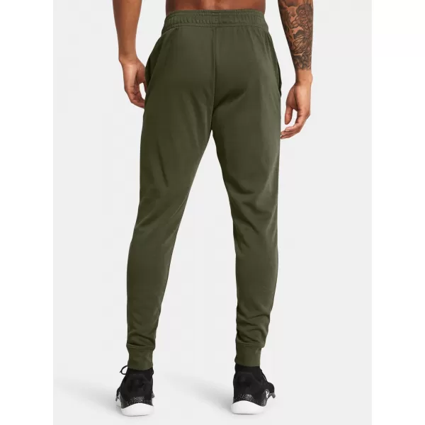  Herren-Jogginghose UNDER ARMOUR RIVAL TERRY JOGGER 1380843-390 GRÜN 