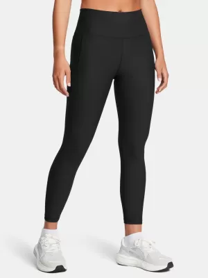 Leggings für Damen UNDER ARMOUR MERIDIAN RIB ANKLE LEG 1386467-001 SCHWARZ