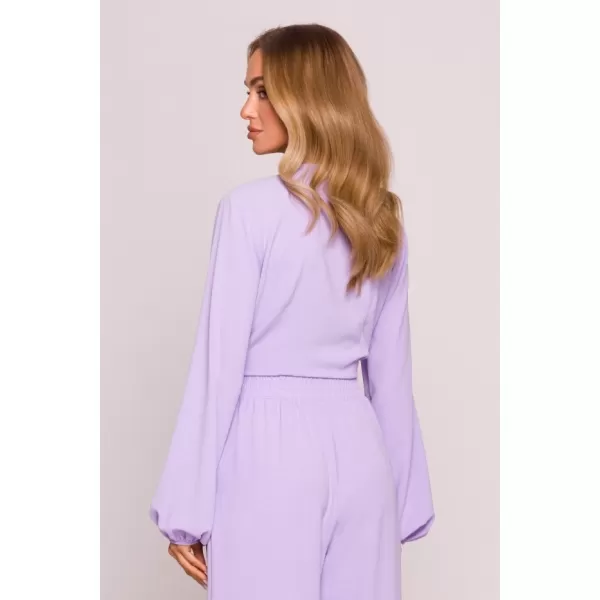  Crop-Top für Damen MOE M861 LILA 