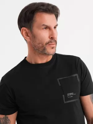 Hemd OMBRE OM-TSPT-0154 SCHWARZ